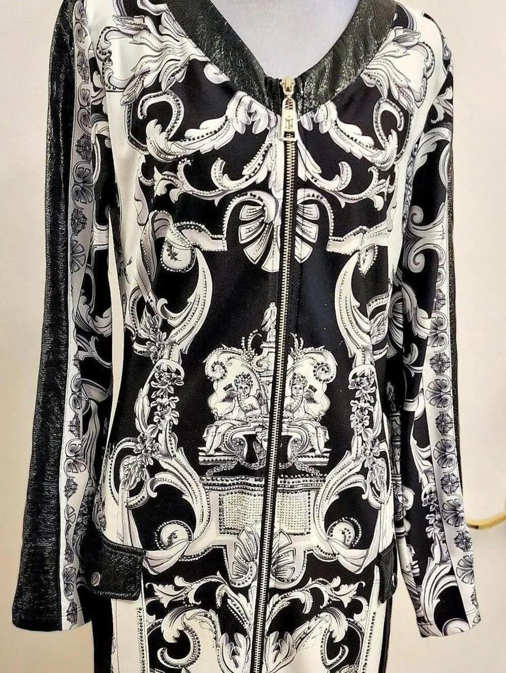 Women's Black and White Dress